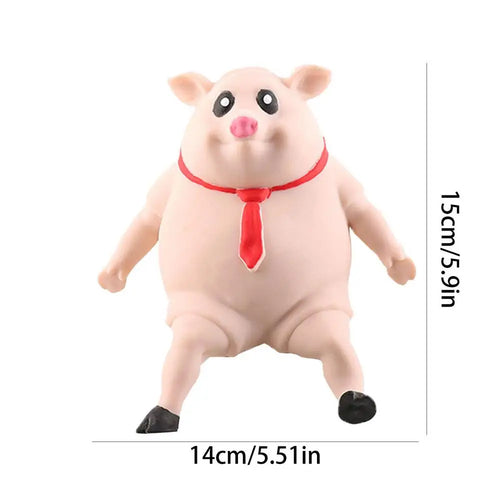 Pink Piggy Squeeze Fidget Anti-Stress